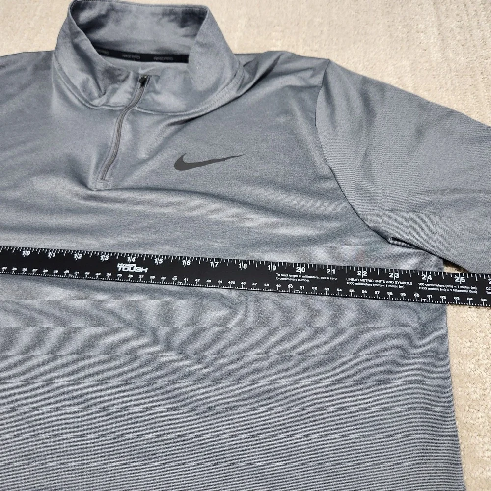 Nike Pro Sweat Shirt Men XL Hyper Dry 1/4 Zip Lightweight‎ Performance Running